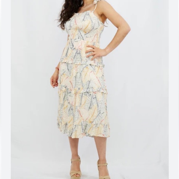 Sim & Sam Multicolor Spaghetti Strap Sz Small Dress - Picture 1 of 7